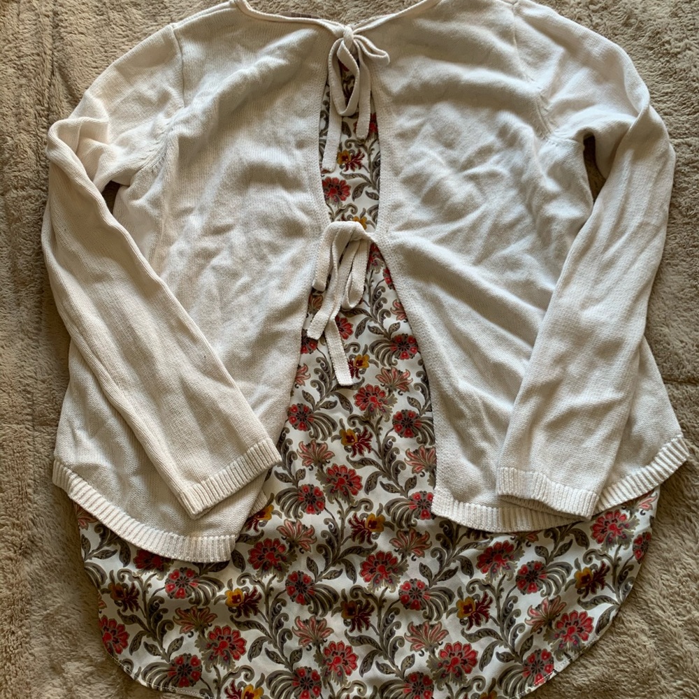 Loft Tie Back Sweater